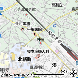 和歌山県田辺市高雄1丁目2-48周辺の地図