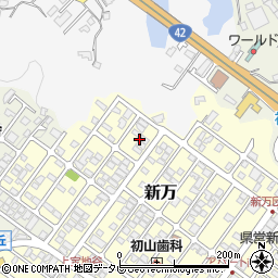 和歌山県田辺市新万15周辺の地図