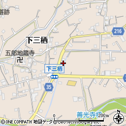 和歌山県田辺市下三栖130-2周辺の地図