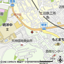 ファミリーマート田辺元町店周辺の地図