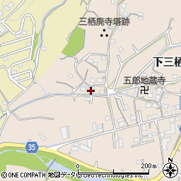 和歌山県田辺市下三栖167-5周辺の地図