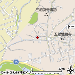 和歌山県田辺市下三栖167-4周辺の地図