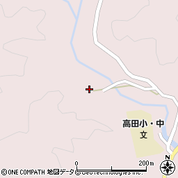 奥高田川周辺の地図