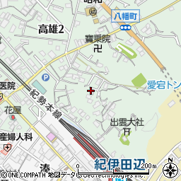 和歌山県田辺市高雄2丁目10-7周辺の地図