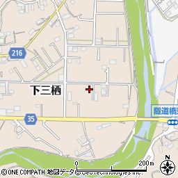和歌山県田辺市下三栖1291-3周辺の地図