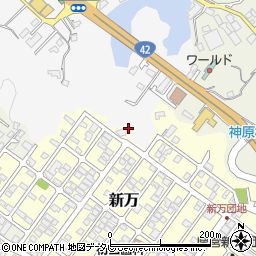和歌山県田辺市新万34周辺の地図