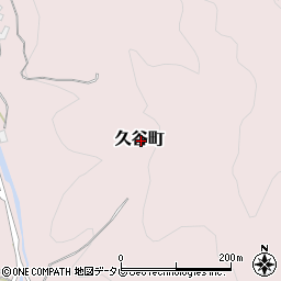 愛媛県松山市久谷町周辺の地図