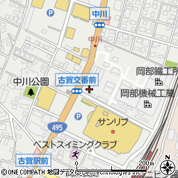 西日本シティ銀行古賀支店周辺の地図