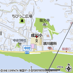 紀宝町立成川小学校周辺の地図