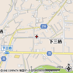 和歌山県田辺市下三栖1232-2周辺の地図