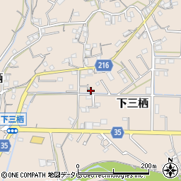 和歌山県田辺市下三栖1232-3周辺の地図