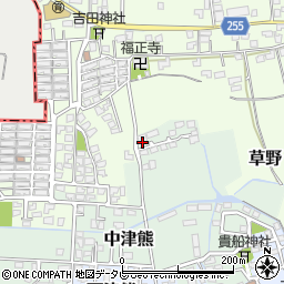 福岡県行橋市中津熊828-3周辺の地図
