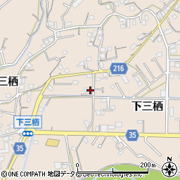 和歌山県田辺市下三栖1237-5周辺の地図