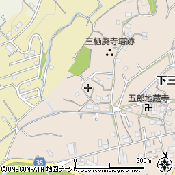 和歌山県田辺市下三栖196-2周辺の地図
