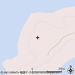 伊予青島灯台周辺の地図