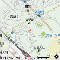 和歌山県田辺市高雄2丁目11-11周辺の地図