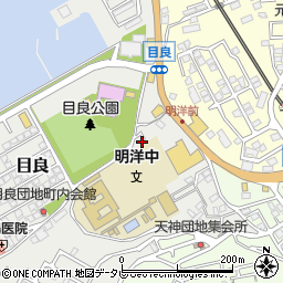 和歌山県田辺市目良3-6周辺の地図