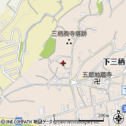 和歌山県田辺市下三栖190周辺の地図