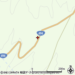 国道４９４号線周辺の地図