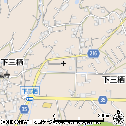 和歌山県田辺市下三栖1236-1周辺の地図