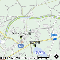 福岡県古賀市薦野周辺の地図