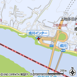 成川インター周辺の地図