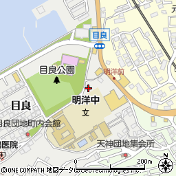 和歌山県田辺市目良3-5周辺の地図