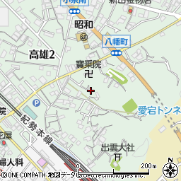和歌山県田辺市高雄2丁目11-29周辺の地図