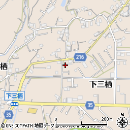 和歌山県田辺市下三栖1235周辺の地図