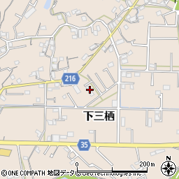 和歌山県田辺市下三栖1223-7周辺の地図