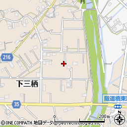 和歌山県田辺市下三栖1200-4周辺の地図