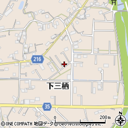 和歌山県田辺市下三栖1220-3周辺の地図
