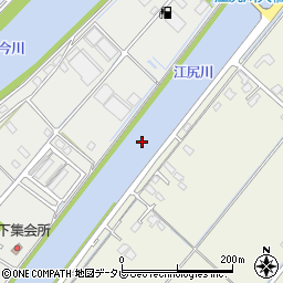 江尻川周辺の地図