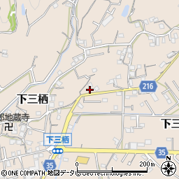 和歌山県田辺市下三栖572-1周辺の地図
