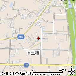 和歌山県田辺市下三栖1219-3周辺の地図