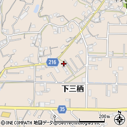 和歌山県田辺市下三栖1222-9周辺の地図