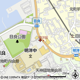 和歌山県田辺市目良3-20周辺の地図