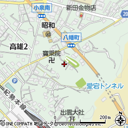 和歌山県田辺市高雄2丁目12-19周辺の地図