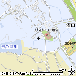 福岡県宮若市沼口961周辺の地図