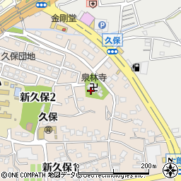 泉林寺周辺の地図