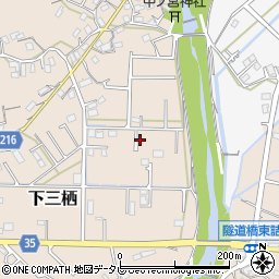 和歌山県田辺市下三栖1200-6周辺の地図
