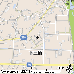 和歌山県田辺市下三栖1220-5周辺の地図