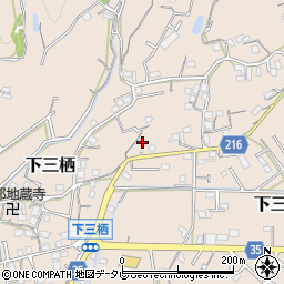 和歌山県田辺市下三栖572周辺の地図
