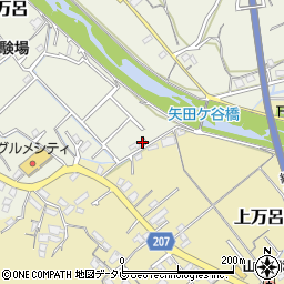 和歌山県田辺市中万呂610周辺の地図
