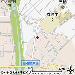 和歌山県田辺市下三栖1690-3周辺の地図