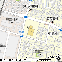 サニー古賀店周辺の地図