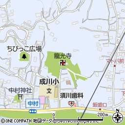 龍光寺周辺の地図