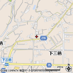 和歌山県田辺市下三栖855-1周辺の地図