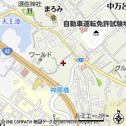 和歌山県田辺市中万呂150-1周辺の地図