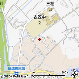 和歌山県田辺市下三栖1825-8周辺の地図